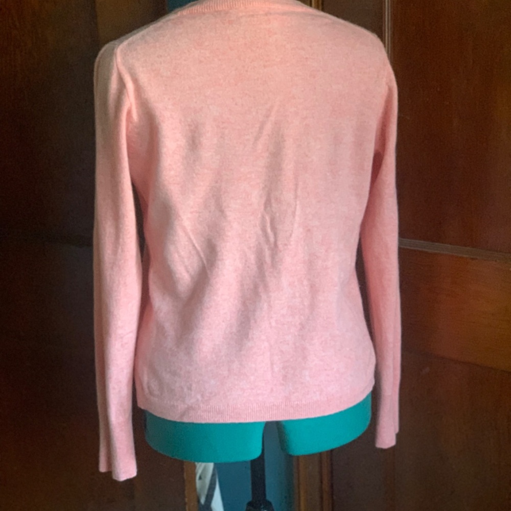 J Crew Everyday Cashmere Women's Crewneck Sweater, Pink - Picture 3 of 9